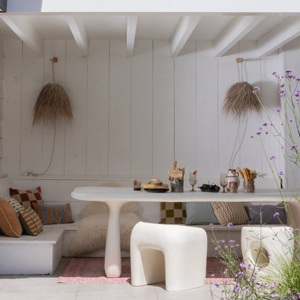 Slonokoščen plastičen vrtni stol Nivo – WOOOD-image-4