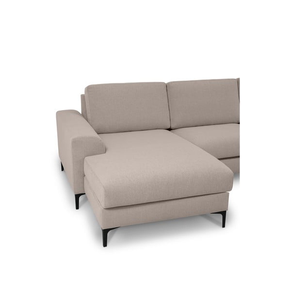 Bež kotna sedežna garnitura (desni kot/v obliki črke "U") Henry – Scandic-image-3