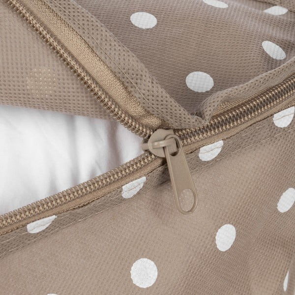 Mala bež škatla za shranjevanje oblačil Compactor Dots-image-4
