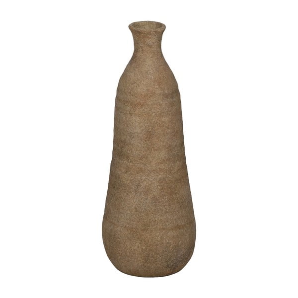 Rjava keramična visoka vaza (višina 51 cm) Ijo – Ixia