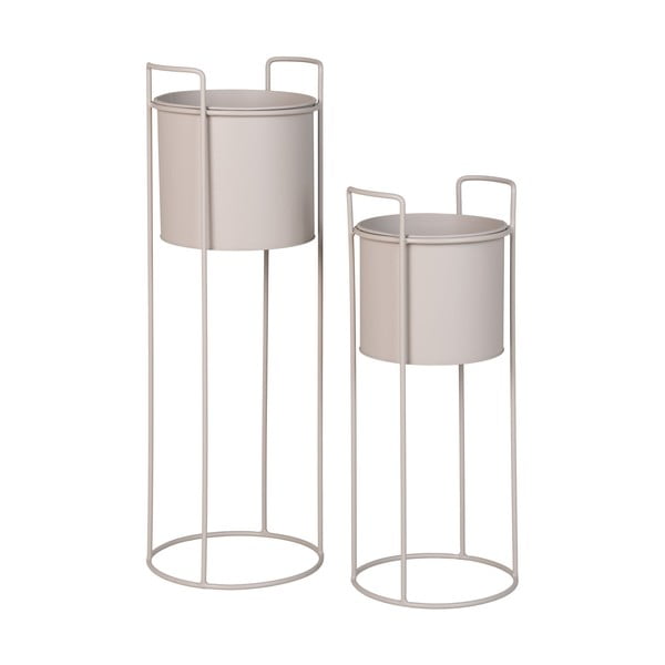 Kovinski podstavki za cvetlične lonce v kompletu 2 ks ø 21,5 cm Rabo – House Nordic