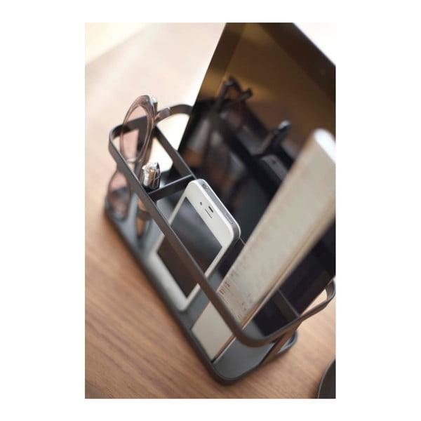 Črno večnamensko stojalo YAMAZAKI Tower Rack-image-1