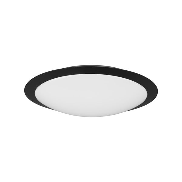 Mat črna stropna svetilka LED ø 42 cm Umberto - Trio-image-1