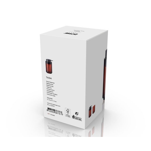 Rjav steklen dozirnik za milo 250 ml Tada – Zone-image-3
