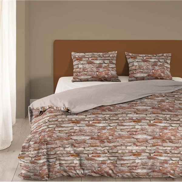 Bombažno posteljno perilo Dobro jutro Brick, 200 x 240 cm-image-1