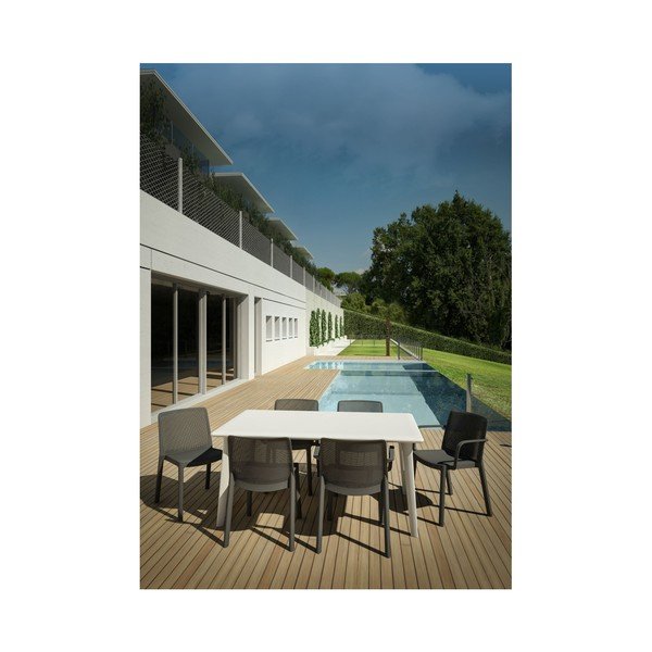 Komplet 4 temno sivih vrtnih stolov Resol Fresh Garden-image-2