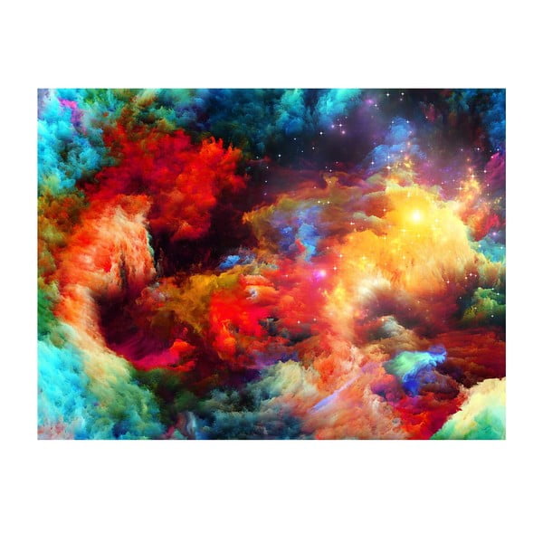 Slika Homemania Decor Colorful Galaxy, 70 x 100 cm