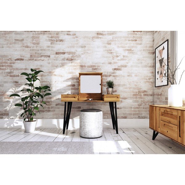 Hrastova toaletna mizica 120x53 cm Golo - The Beds-image-1