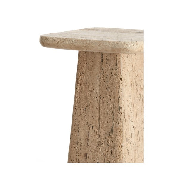 Stranska mizica s kamnito mizno ploščo 30x30 cm Kepami – Light & Living-image-3