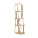 Regal iz masivnega manga v svetli naravni barvi 53x175x40 cm Lowe – Light & Living