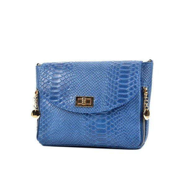 Modra usnjena torbica Roberta M Tasima Blu-image-2