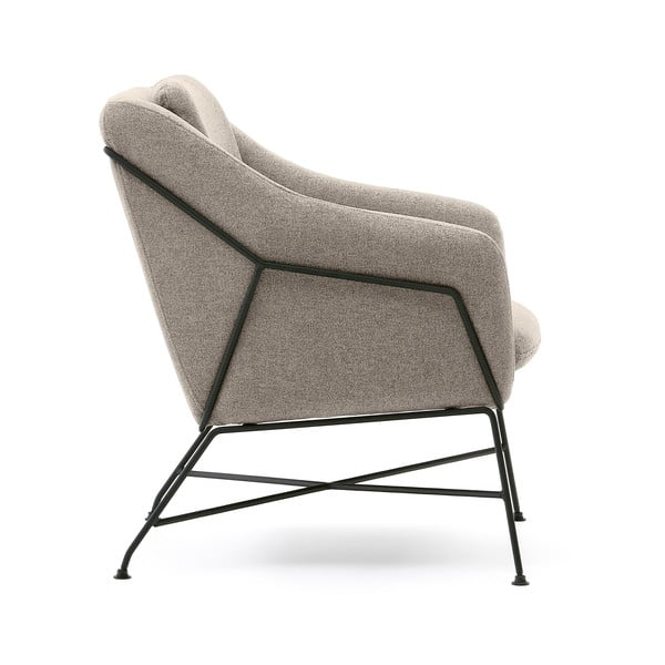 Bež fotelj Brida – Kave Home-image-3