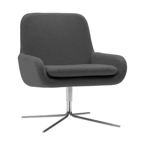 Antracitno siv vrtljiv stol Softline Coco-image-2