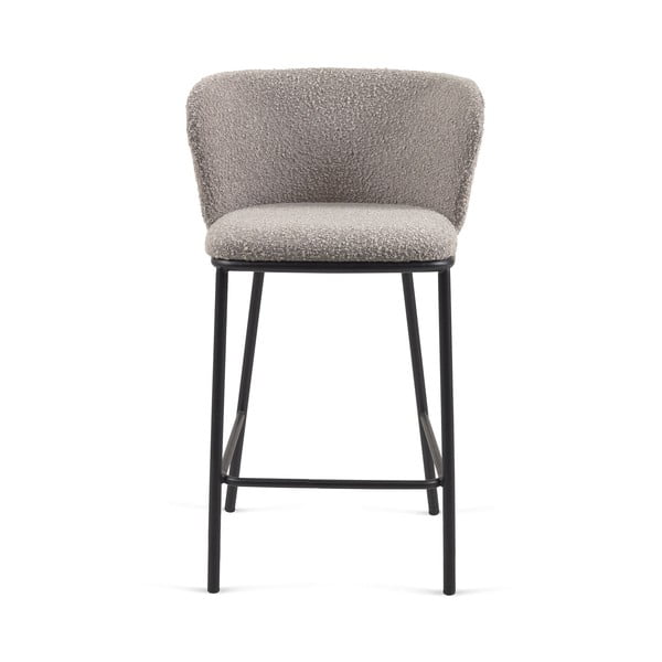 Svetlo siv barski stol (višina sedeža 65 cm) Ciselia – Kave Home-image-2