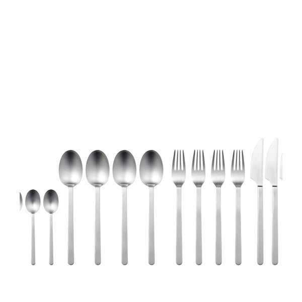 Pribor iz nerjavečega jekla v srebrni barvi 16 ks Norm – Gense-image-2