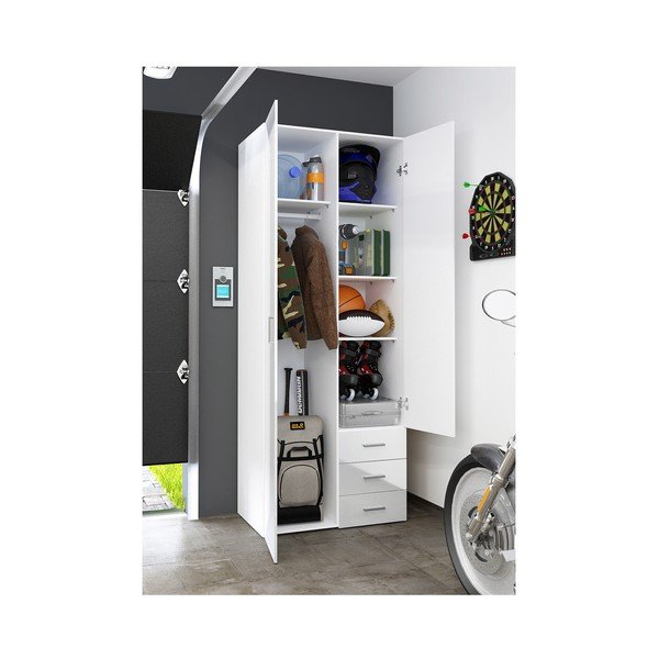 Bela omara Evegreen House Home, višina 200,4 cm-image-4