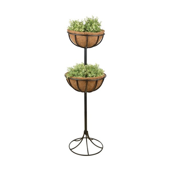 Kovinsko stojalo z 2 košarama Esschert Design Lepo-image-1