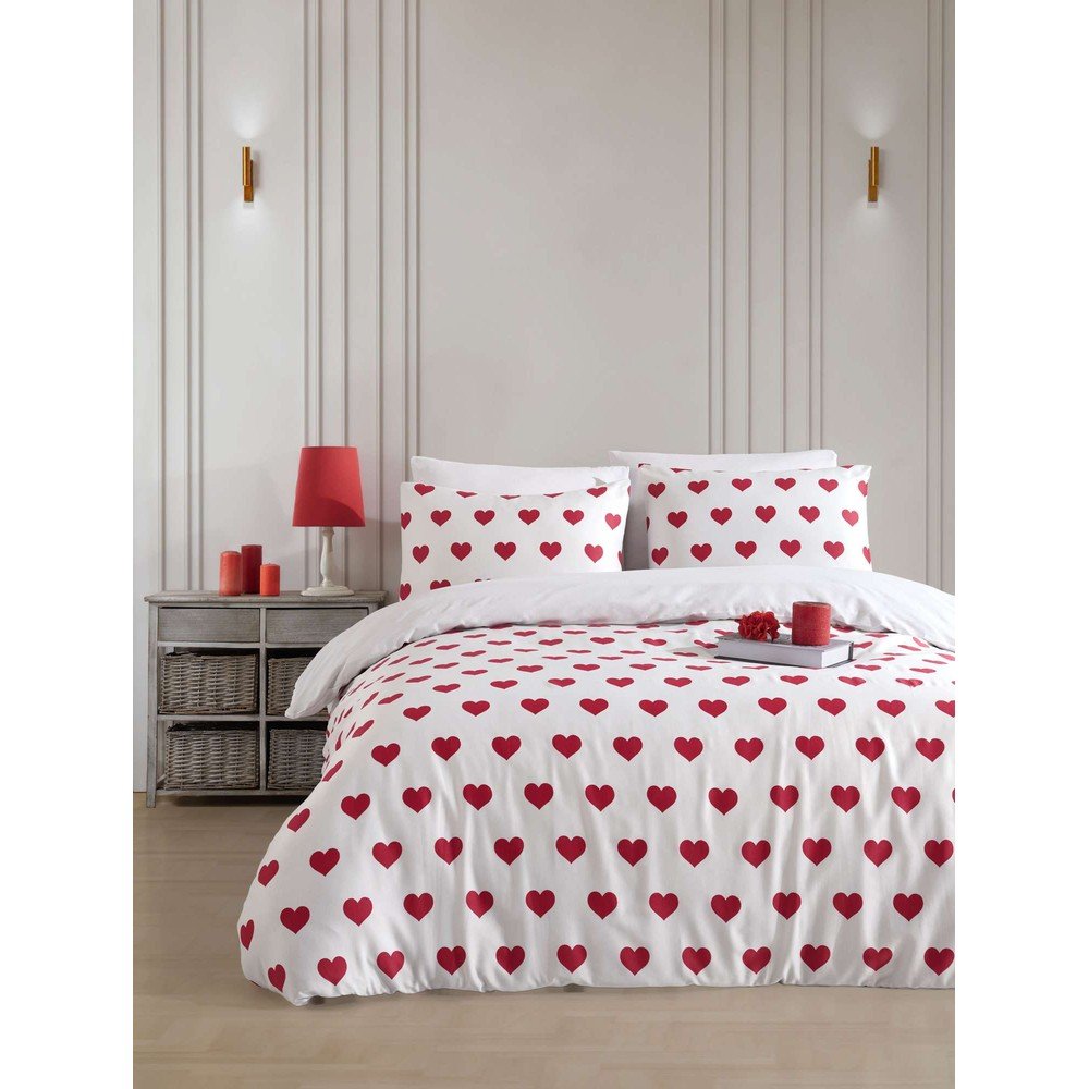 Bela enojna posteljnina 200x140 cm Chole 