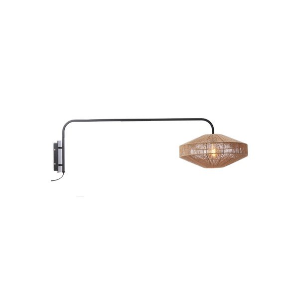 Kovinska stenska svetilka z vtikačem v naravni barvi ø 43 cm Lyra – Light & Living-image-2