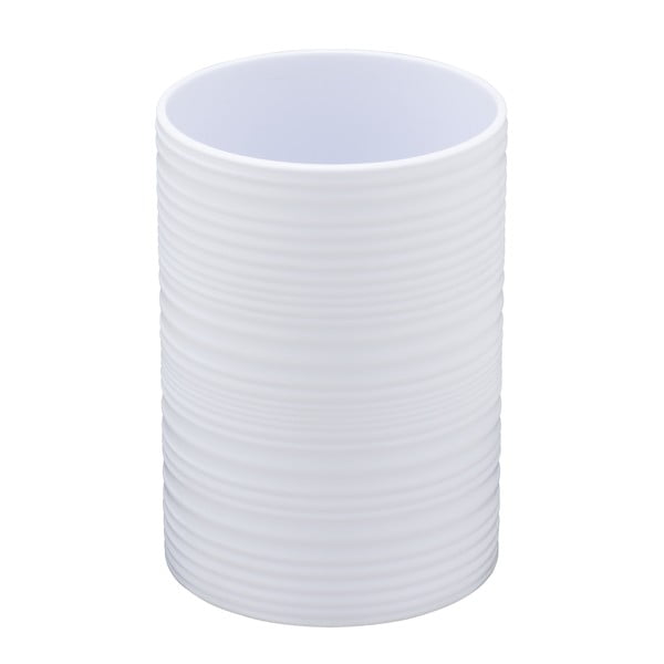 Bel plastičen lonček za zobne ščetke Lyon – Allstar