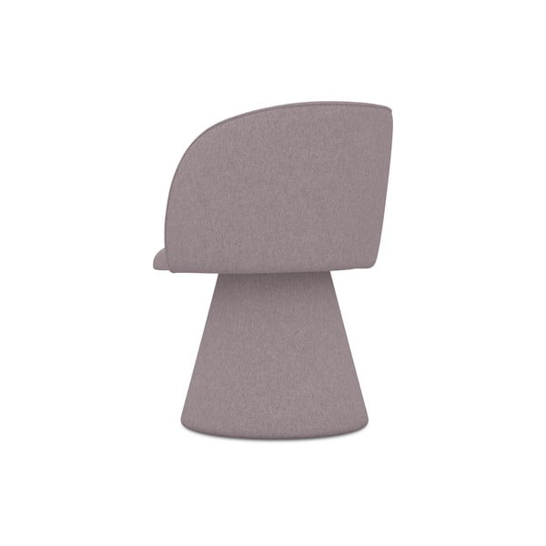 Svetlo vijoličen oblazinjen jedilni stol Maia – Makamii-image-3