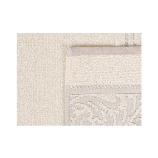Komplet 2 bombažnih brisač Sultan Beige, 50 x 90 cm-image-4