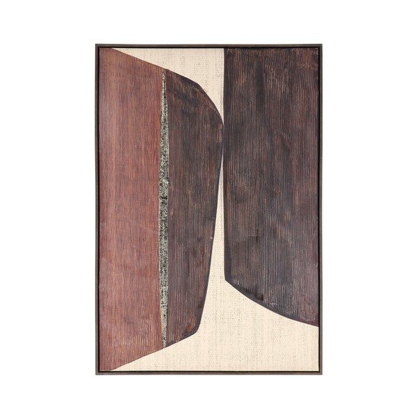 Tiskana/z ročno naslikanimi elementi slika z okvirjem/na platnu 83x123 cm Gallery – Bizzotto