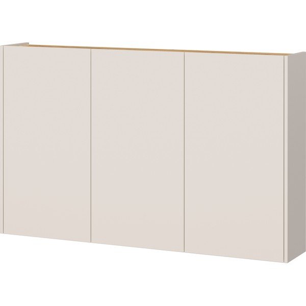 Kremno bela omarica v hrastovem dekorju 138x87x25 cm Libbiano – Germania