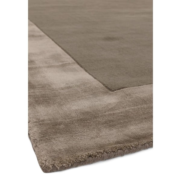 Rjava ročno tkana preproga iz mešanice volne 160x230 cm Ascot – Asiatic Carpets-image-2