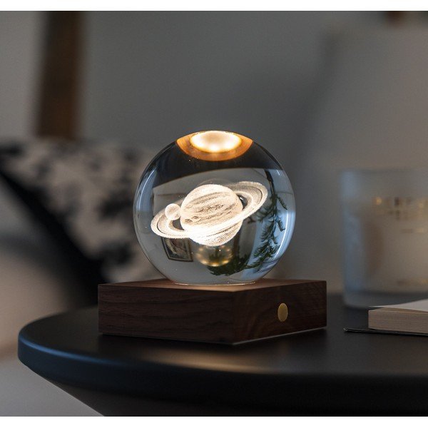 Temno rjava svetlobna dekoracija na USB Amber – Gingko-image-1