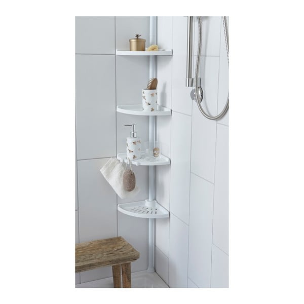 Kotna polica za kopalnico Compactor Coin De Douche-image-1