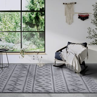 Siva preproga 160x235 cm Itinerance Light Grey – Elle Decoration