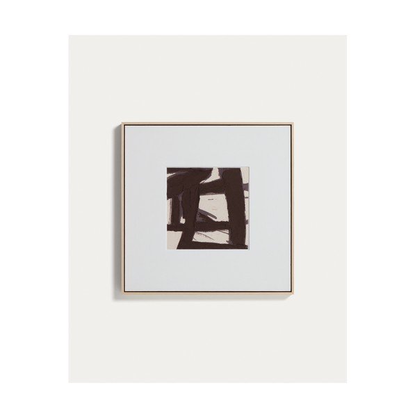Ročno naslikana slika z okvirjem/na platnu 60x60 cm Arilan – Kave Home-image-4