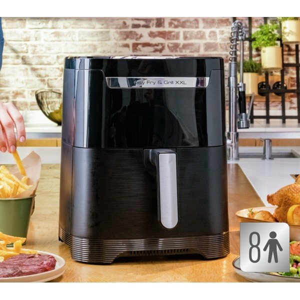Črn air fryer Easy Fry & Grill XXL EY801815 – Tefal-image-1