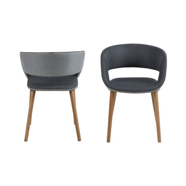 Antracitno siv jedilni stol Actona Greta-image-4