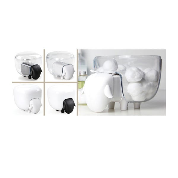 Bela večnamenska posoda v obliki ovce Qualy&CO Sheepshape Container-image-1