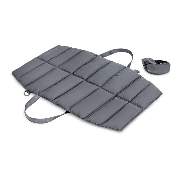 Temno sivo potovalno ležišče za pse 53x80 cm Strada Asphalt S – MiaCara