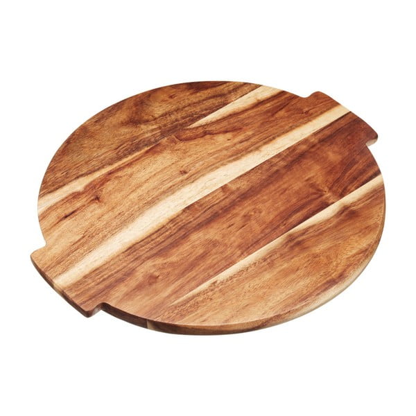 Vrteči se pladenj iz akacijevega lesa Mojstrski tečaj kuhinjske obrti
