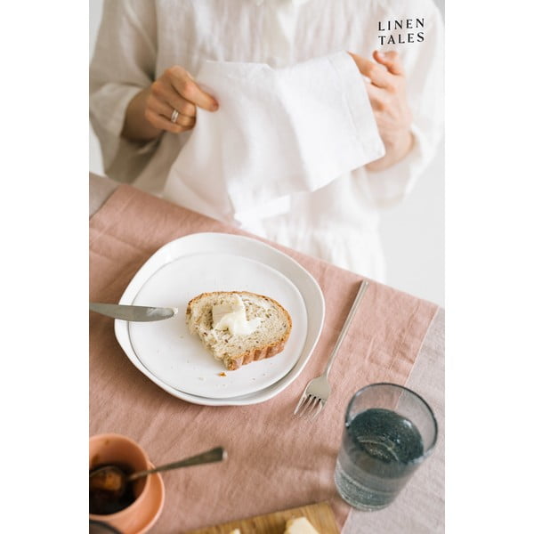 Komplet 2 beliih lanenih prtičkov Linen Tales-image-2