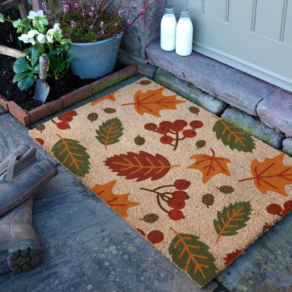 Predpražnik iz kokosovih vlaken 40x60 cm Autumn Leaves – Artsy Doormats-image-2