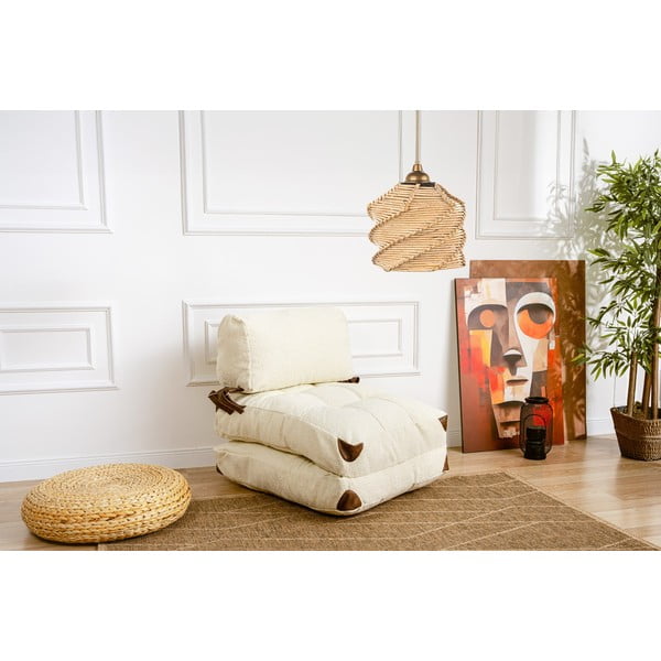 Svetlo rjava viseča svetilka ø 20 cm – Opviq lights-image-2