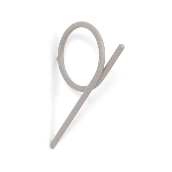 Sivorjav jeklen stenski obešalnik Tuba S – Spinder Design