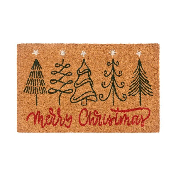 Predpražnik z božičnim motivom iz kokosovih vlaken 40x70 cm Merry Christmas – Hanse Home