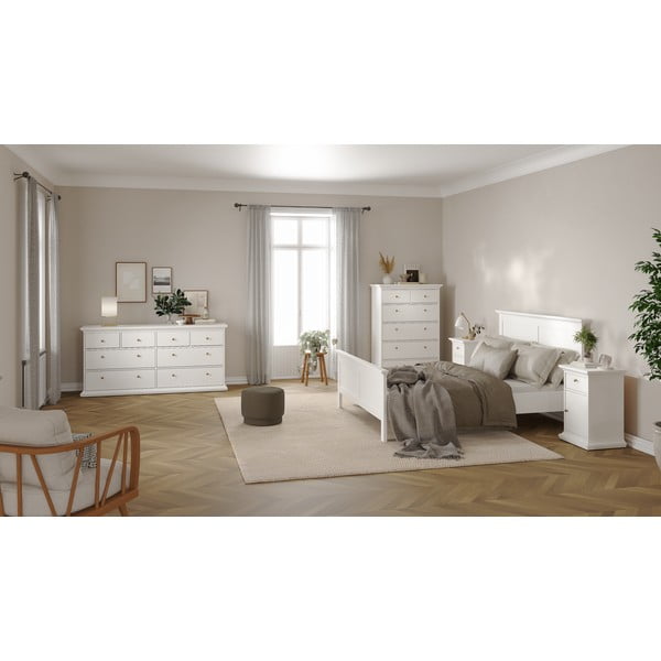 Bela zakonska postelja 160x200 cm Paris – Tvilum-image-1