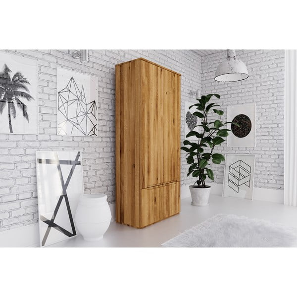 Hrastova omara 90x206 cm Vento 2 - The Beds-image-1