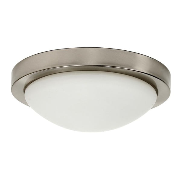 Siva stropna svetilka s steklenim senčnikom ø 32 cm Roda – Candellux Lighting
