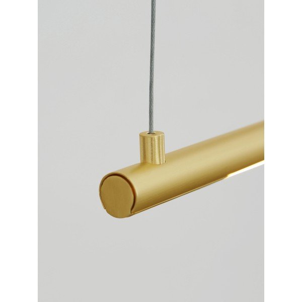 Medeninasta aluminijasta LED viseča svetilka Elettra – Nova Luce-image-2