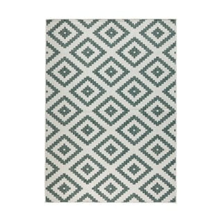 Zeleno-krem zunanja preproga NORTHRUGS Malta, 160 x 230 cm