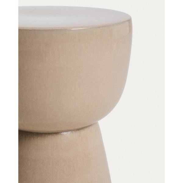 Keramična okrogla vrtna mizica 36x36 cm Mesquida – Kave Home-image-4