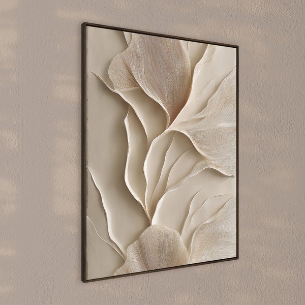 Tiskana slika z okvirjem 60x80 cm Gentle Curves – Styler-image-1